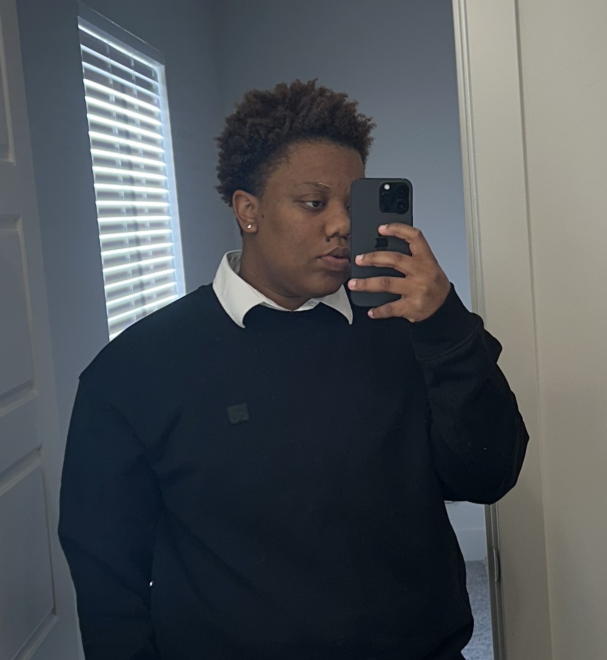 Krystal Foster portrait beside her engineering journey